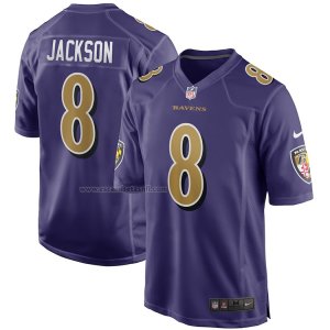 Camiseta NFL Game Baltimore Ravens Lamar Jackson Alterno Violeta