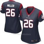 Camiseta Houston Texans Miller Negro Nike Game NFL Mujer