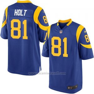 Camiseta Los Angeles Rams Holt Azul Nike Game NFL Nino