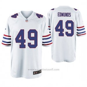 Camiseta NFL Game Hombre Buffalo Bills Tremaine Edmunds Throwback Blanco