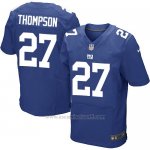 Camiseta New York Giants Thompson Azul Nike Elite NFL Hombre