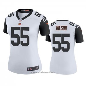 Camiseta NFL Legend Mujer Cincinnati Bengals Logan Wilson Blanco