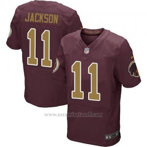 Camiseta Washington Redskins Jackson Apagado Rojo Nike Elite NFL Hombre
