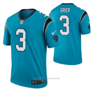Camiseta NFL Legend Carolina Panthers Will Grier Color Rush Azul