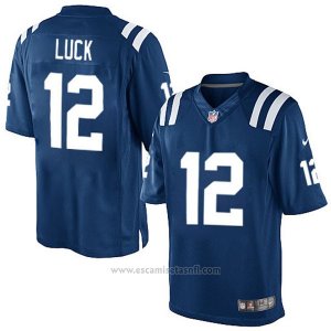 Camiseta NFL Limited Hombre Indianapolis Colts 12 Luck Azul