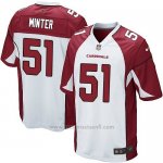 Camiseta Arizona Cardinals Minter Blanco Rojo Nike Game NFL Nino
