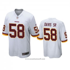Camiseta NFL Game Washington Redskins Thomas Davis Sr Blanco