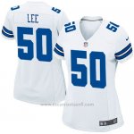 Camiseta Dallas Cowboys Lee Blanco Nike Game NFL Mujer