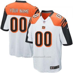 Camisetas NFL Limited Nino Cincinnati Bengals Personalizada Blanco