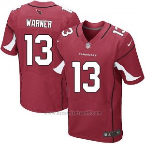 Camiseta Arizona Cardinals Warner Rojo Nike Elite NFL Hombre