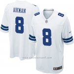 Camiseta Dallas Cowboys Aikman Blanco Nike Game NFL Nino