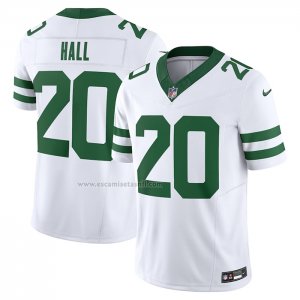 Camiseta NFL Limited New York Jets Breece Hall Vapor F.U.S.E. Legacy Blanco
