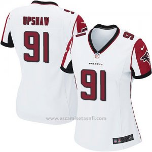 Camiseta Atlanta Falcons Upshaw Blanco Nike Game NFL Mujer