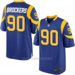 Camiseta Los Angeles Rams Brockers Azul Nike Game NFL Hombre