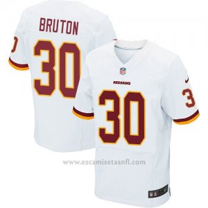 Camiseta Washington Redskins Bruton Blanco Nike Elite NFL Hombre