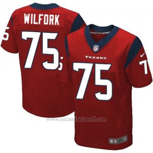 Camiseta Houston Texans Wilfork Rojo Nike Elite NFL Hombre