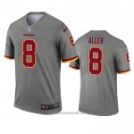 Camiseta NFL Legend Washington Redskins Kyle Allen Inverted Gris