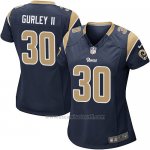 Camiseta Los Angeles Rams Gurley Negro Nike Game NFL Mujer