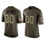 Camiseta NFL Limited Kansas City Chiefs Personalizada Salute To Service Verde2
