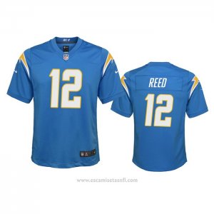Camiseta NFL Game Nino Los Angeles Chargers Joe Reed 2020 Azul