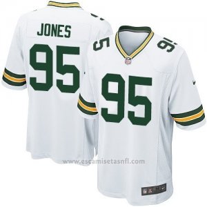 Camiseta Green Bay Packers Jones Blanco Nike Game NFL Nino
