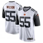 Camiseta NFL Game Cincinnati Bengals Logan Wilson Alterno Blanco