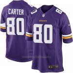 Camiseta Minnesota Vikings Carter Violeta Nike Game NFL Nino