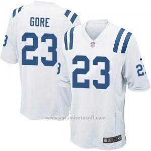 Camiseta Indianapolis Colts Gore Blanco Nike Game NFL Nino