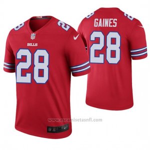 Camiseta NFL Legend Hombre Buffalo Bills E.j. Gaines Rojo Color Rush