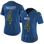 Camiseta NFC Prescott Azul 2017 Pro Bowl NFL Mujer
