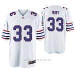 Camiseta NFL Game Hombre Buffalo Bills Chris Ivory Throwback Blanco