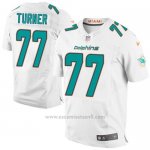 Camiseta Miami Dolphins Turner Blanco Nike Elite NFL Hombre