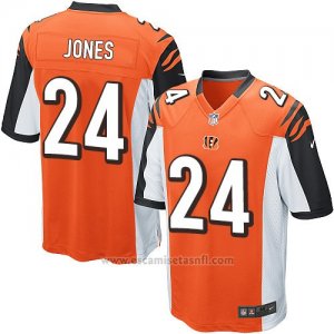 Camiseta Cincinnati Bengals Jones Naranja Nike Game NFL Nino