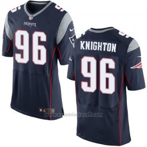 Camiseta New England Patriots Knighton Profundo Azul Nike Elite NFL Hombre