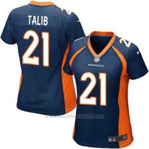 Camiseta Denver Broncos Talib Azul Oscuro Nike Game NFL Mujer