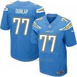 Camiseta San Diego Chargers Dunlap Azul Nike Elite NFL Hombre