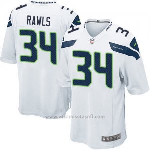 Camiseta Seattle Seahawks Rawls Blanco Nike Game NFL Nino