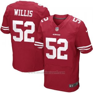 Camiseta San Francisco 49ers Willis Rojo Nike Elite NFL Hombre