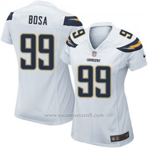 Camiseta San Diego Chargers Bosa Blanco Nike Game NFL Mujer