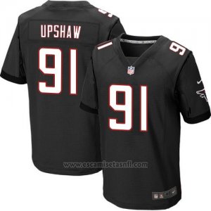 Camiseta Atlanta Falcons Upshaw Negro Nike Elite NFL Hombre