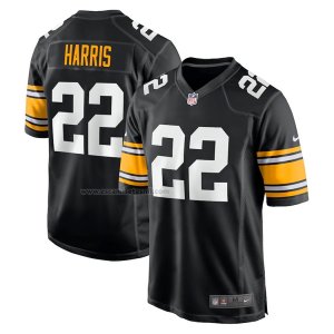 Camiseta NFL Game Pittsburgh Steelers Najee Harris Negro