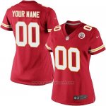 Camisetas NFL Mujer Kansas City Chiefs Personalizada Rojo