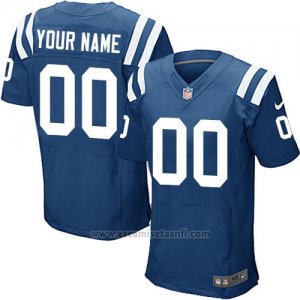 Camisetas NFL Elite Hombre Indianapolis Colts Personalizada Azul