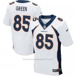 Camiseta Denver Broncos Green Blanco Nike Elite NFL Hombre