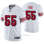 Camiseta NFL Limited Hombre San Francisco 49ers Dee Ford Blanco Color Rush