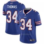 Camiseta NFL Limited Hombre Buffalo Bills 34 Thurman Thomas Azul Stitched Vapor Untouchable