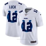 Camiseta NFL Limited Indianapolis Colts Luck Logo Dual Overlap Blanco