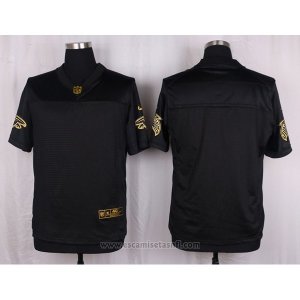 Camiseta Atlanta Falcons Negro Nike Elite Pro Line Gold NFL Hombre