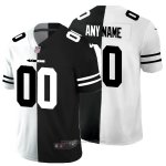 Camiseta NFL Limited San Francisco 49ers Personalizada White Black Split