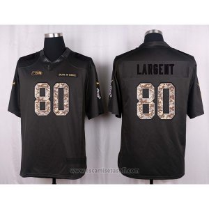 Camiseta Seattle Seahawks Largent Apagado Gris Nike Anthracite Salute To Service NFL Hombre
